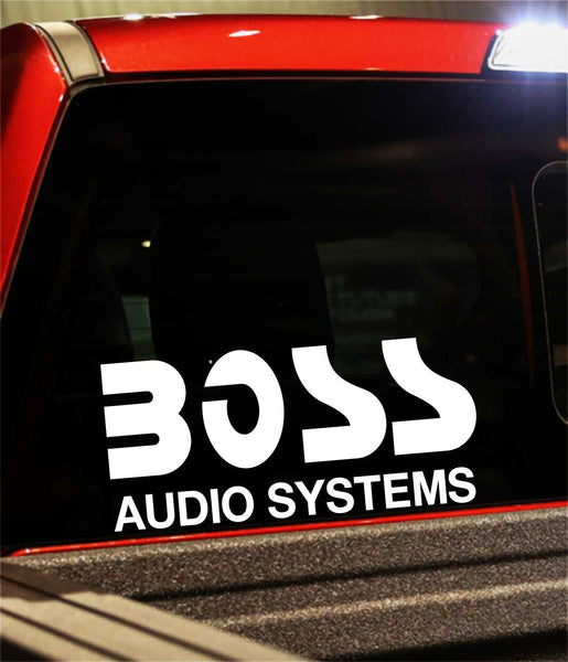 Boss Audio decal, sticker, audio decal