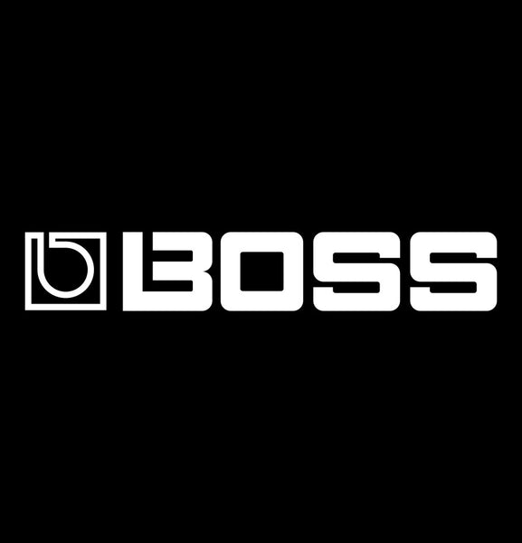 Boss Amps decal, music instrument decal, car decal sticker