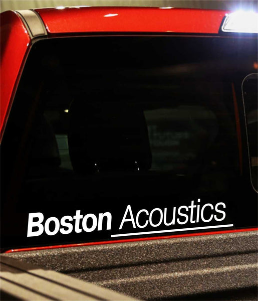 Boston Acoustics decal, sticker, audio decal