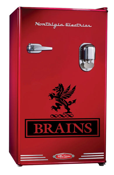 Brains decal, beer decal, car decal sticker