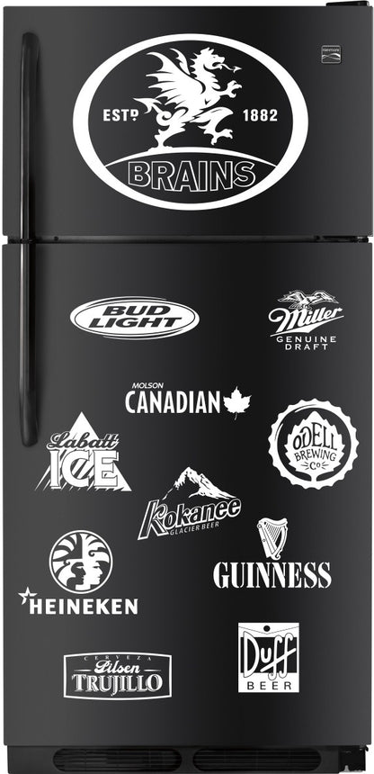 Brains decal, beer decal, car decal sticker