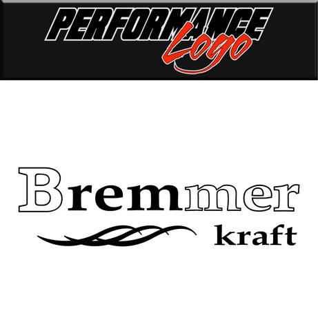 Bremmer Kraft decal, performance car decal sticker