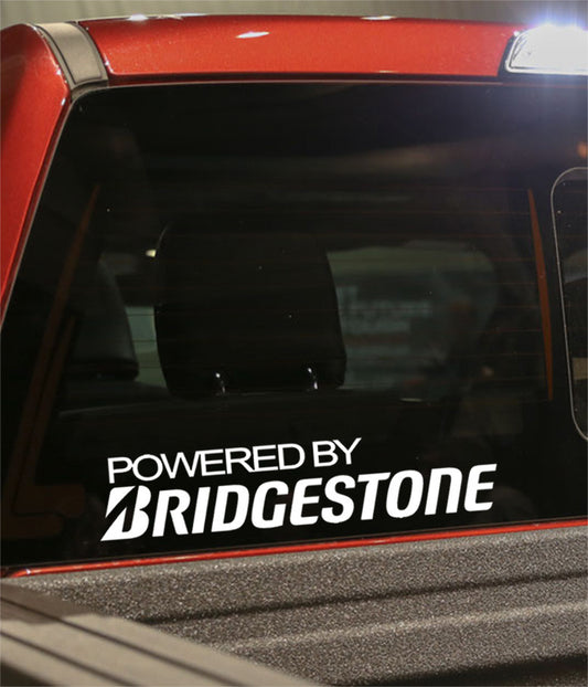powered by bridgestone golf decal - North 49 Decals