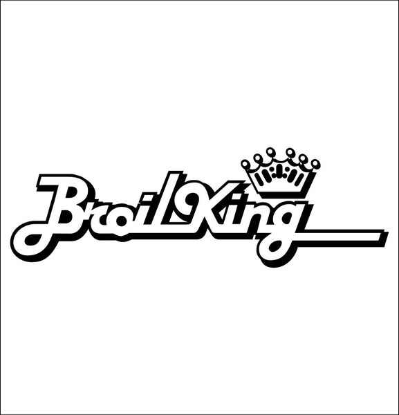 Broil King decal, barbecue decal  smoker decals, car decal
