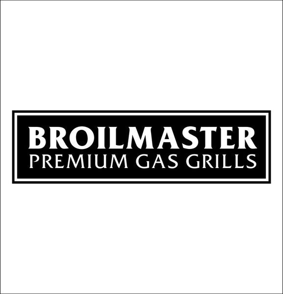 Broilmaster decal, barbecue decal  smoker decals, car decal