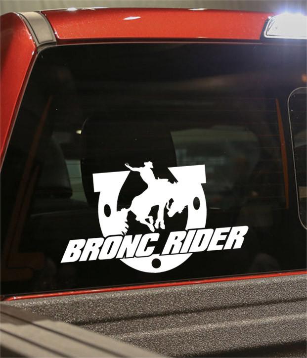 bronc rider country & western decal - North 49 Decals