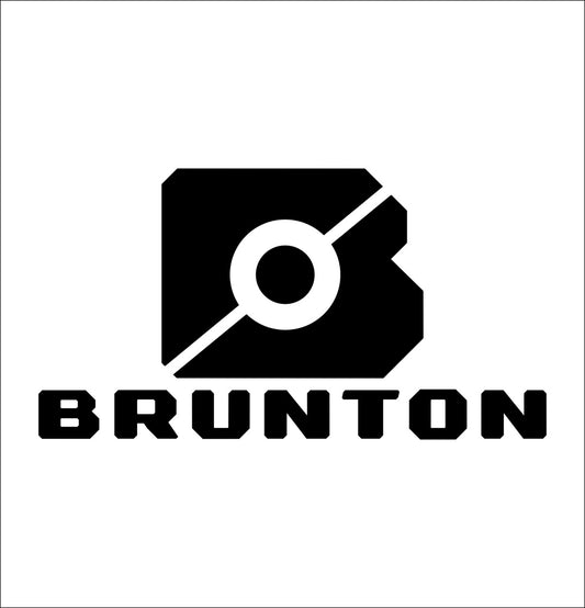 brunton decal, sticker, hunting fishing decal, car sticker