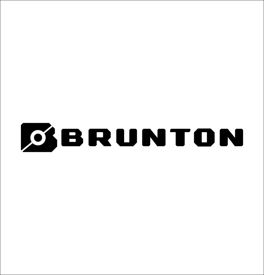 brunton decal, sticker, hunting fishing decal, car sticker