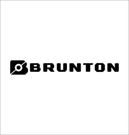 brunton decal, sticker, hunting fishing decal, car sticker