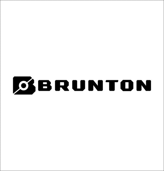 brunton decal, sticker, hunting fishing decal, car sticker