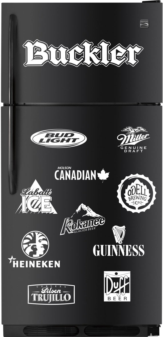 Buckler decal, beer decal, car decal sticker