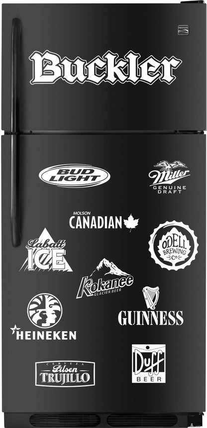 Buckler decal, beer decal, car decal sticker