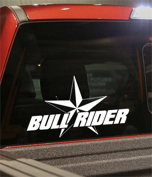 bull rider star country & western decal – North 49 Decals