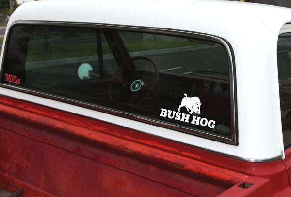 Bush Hog decal, farm decal, car decal sticker