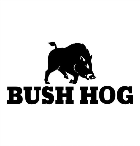 Bush Hog decal, farm decal, car decal sticker