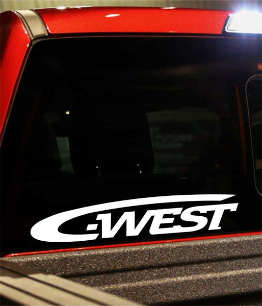 c-west performance logo decal - North 49 Decals