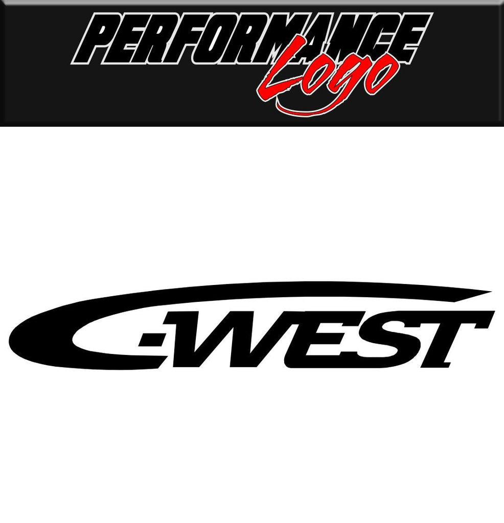 C-West decal performance decal sticker