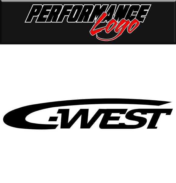 C-West decal performance decal sticker