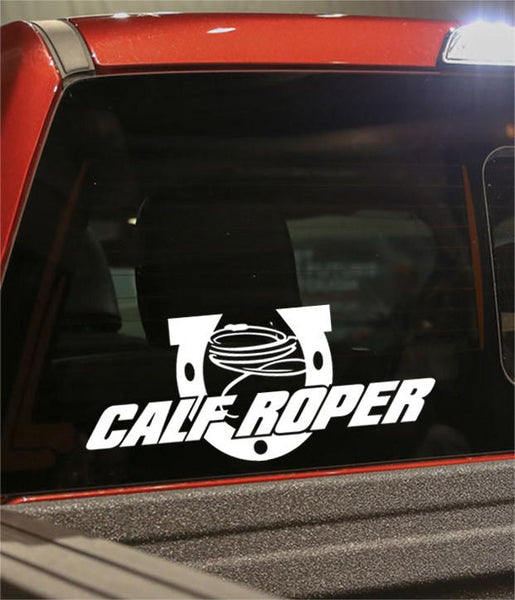 calf roper country & western decal - North 49 Decals