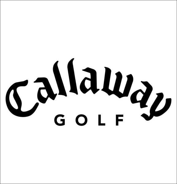 Callaway decal, golf decal, car decal sticker