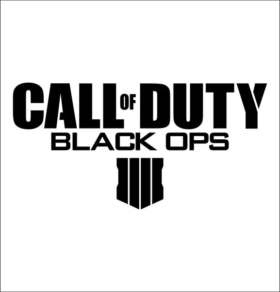 Call of duty Black Ops 4 decal, video game decal, sticker, car decal