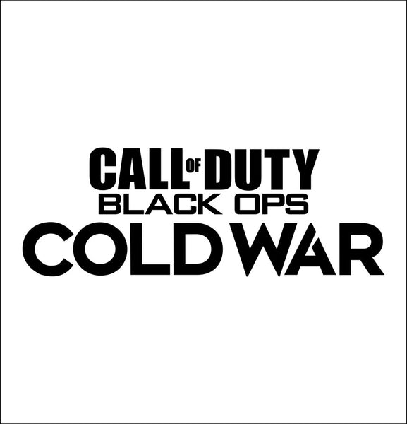 Call of Duty Cold War decal, video game decal, sticker, car decal