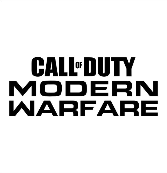 Call of Duty Modern Warfare decal, video game decal, sticker, car decal