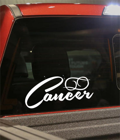 cancer 2 zodiac decal - North 49 Decals