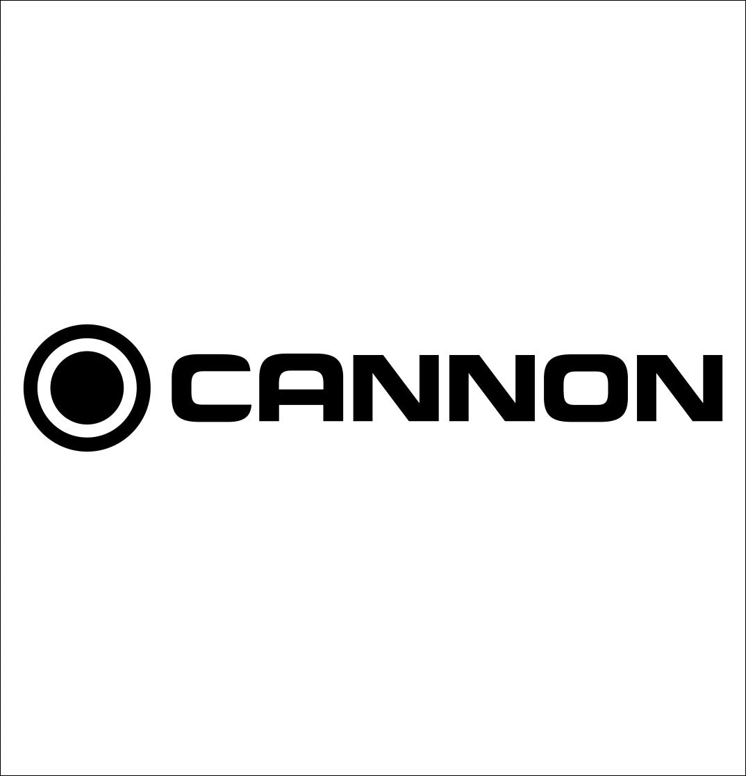Cannon Downriggers decal, fishing hunting car decal sticker