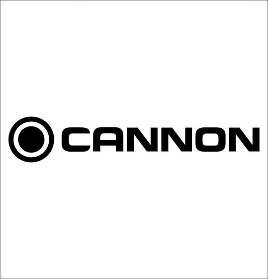 Cannon Downriggers decal, fishing hunting car decal sticker