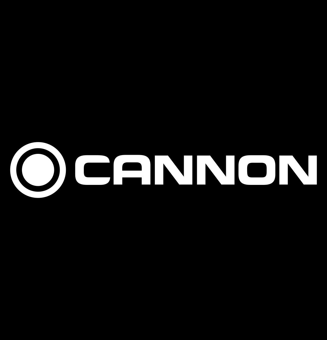 Cannon Downriggers decal, fishing hunting car decal sticker