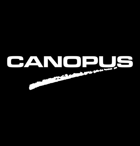 Canopus Drums decal, music instrument decal, car decal sticker