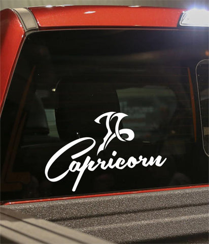 capricorn 2  zodiac decal - North 49 Decals