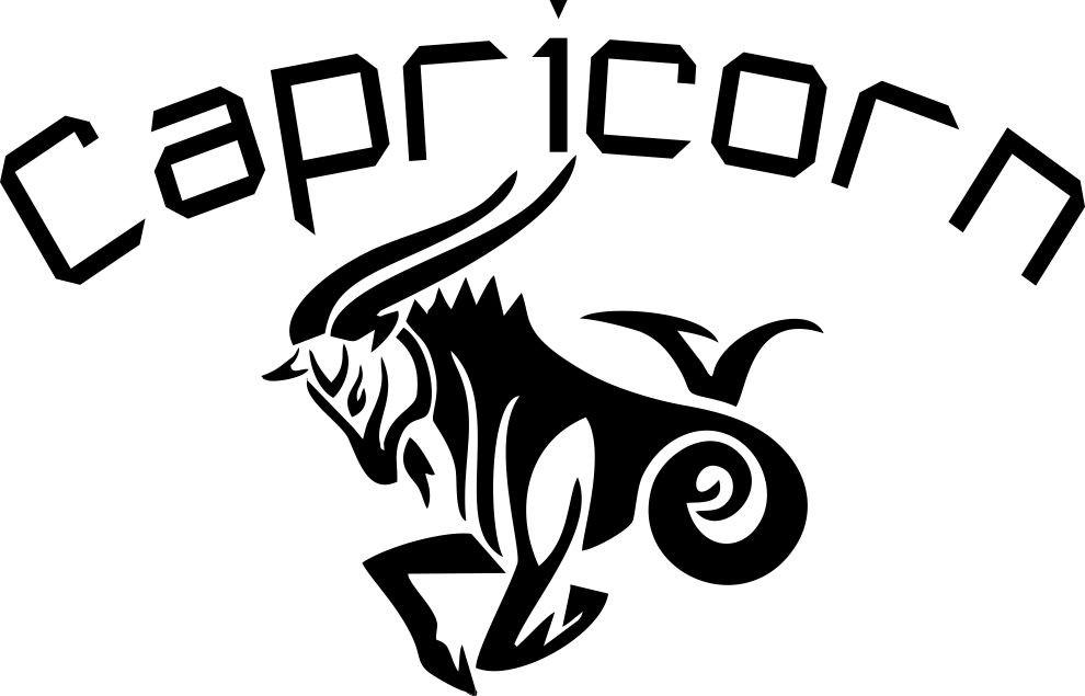 capricorn 3  zodiac decal - North 49 Decals