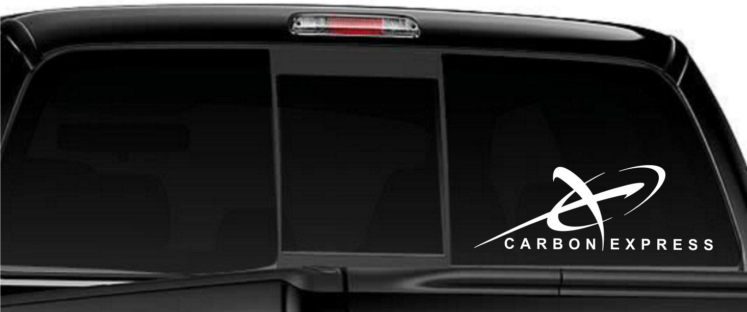 Carbon Express Arrows decal, racing sticker