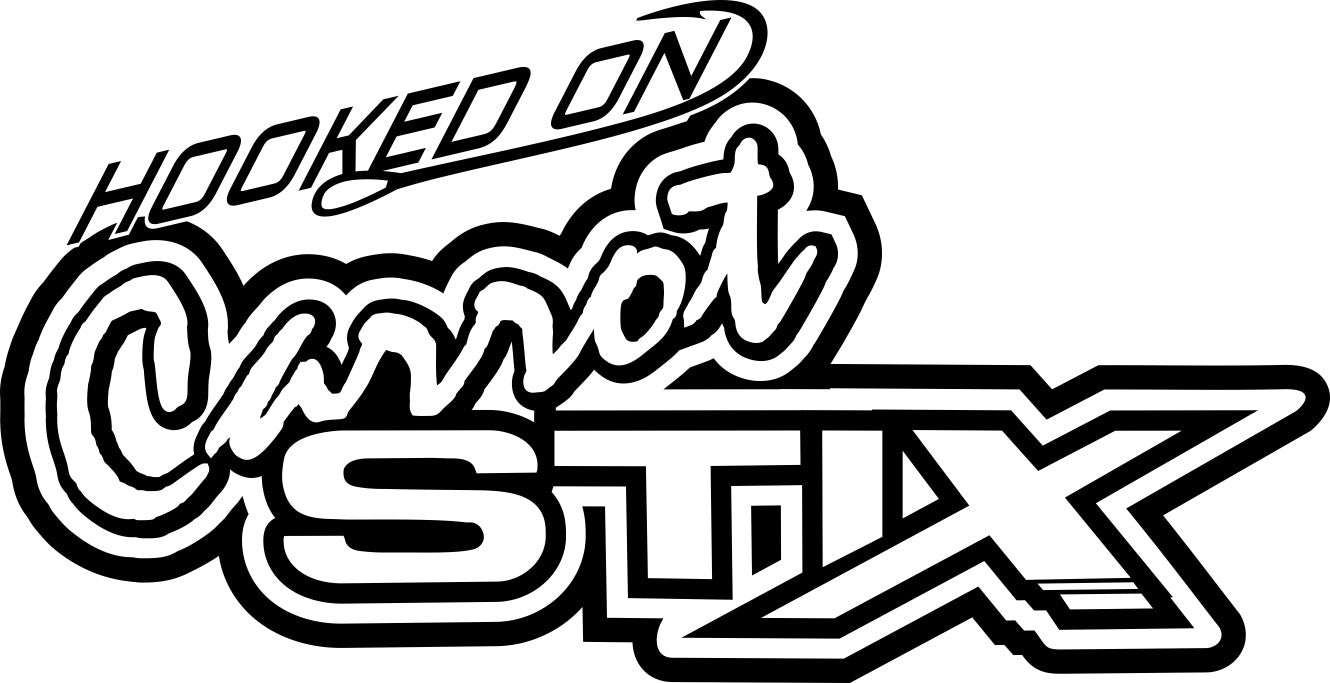 carrot stix decal, car decal, fishing sticker