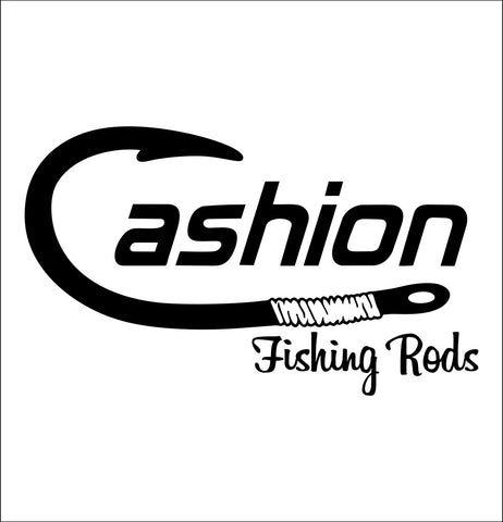 Cashion Rods decal, fishing hunting car decal sticker