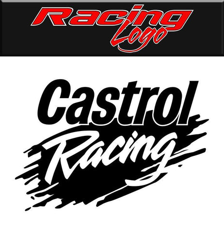 Castrol Racing decal, racing sticker