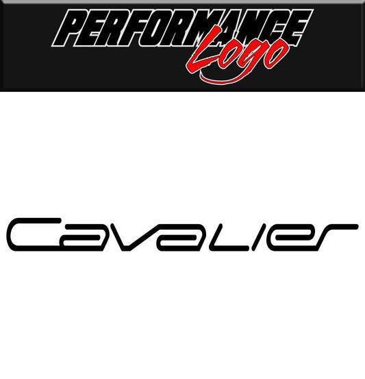 Cavalier decal performance decal sticker