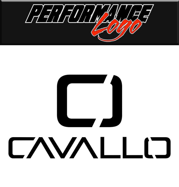 Cavallo Wheels decal, performance car decal sticker