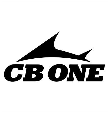 CB One decal, fishing hunting car decal sticker