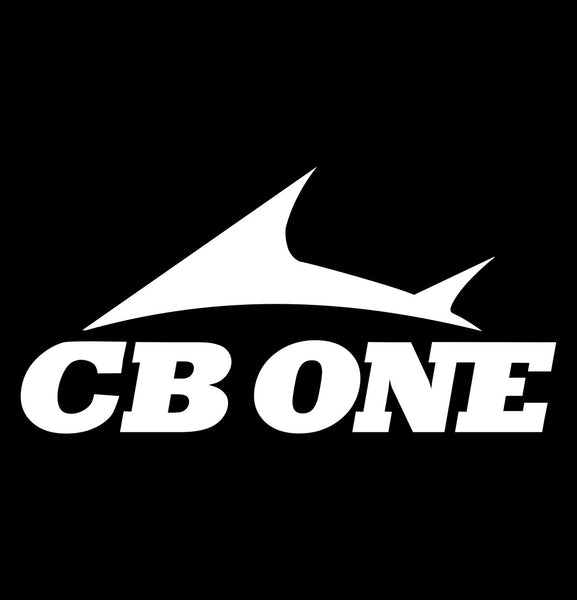CB One decal, fishing hunting car decal sticker