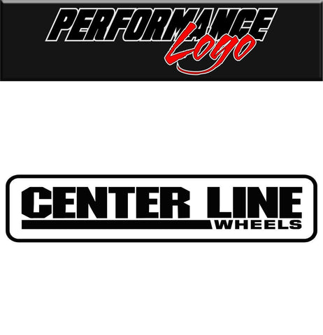 Center Line Wheels decal performance decal sticker