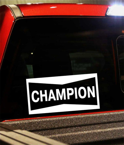 champion performance logo decal - North 49 Decals