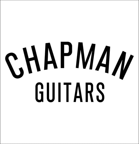 Chapman Guitars decal, music instrument decal, car decal sticker