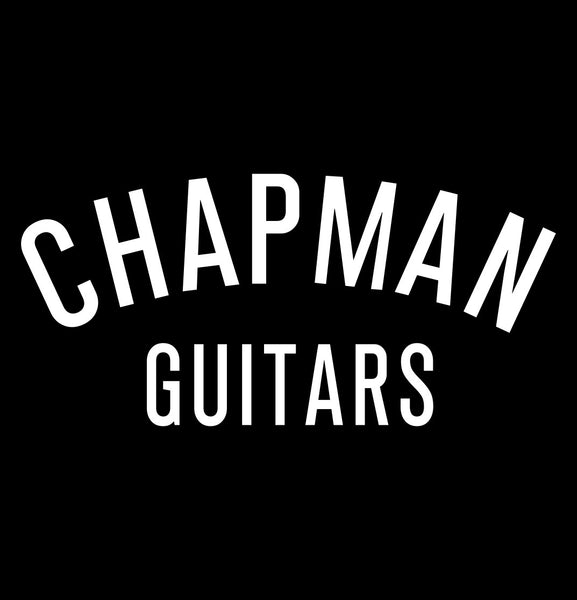 Chapman Guitars decal, music instrument decal, car decal sticker