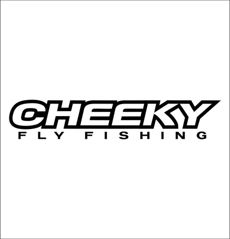 Cheeky Fly Fishing decal, fishing hunting car decal sticker