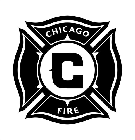 Chicago Fire decal, car decal, sticker