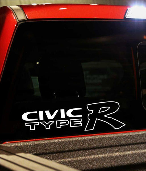 civic type r performance logo decal - North 49 Decals