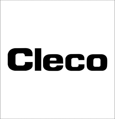 cleco tools decal, car decal sticker
